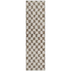 Machine Washable Indoor/Outdoor Chantille Brown 2'3" x 7'6" Runner Rug