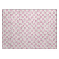 Machine Washable Indoor/Outdoor Chantille Pink 1'8" x 2'6" Rug