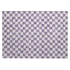 Machine Washable Indoor/Outdoor Chantille Purple 1'8" x 2'6" Rug
