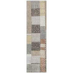 Machine Washable Indoor/Outdoor Chantille Brown 2'3" x 7'6" Runner Rug