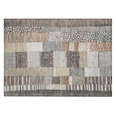 Machine Washable Indoor/Outdoor Chantille Brown 1'8" x 2'6" Rug