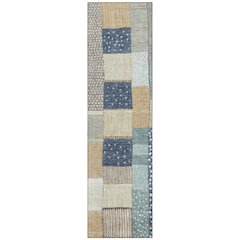 Machine Washable Indoor/Outdoor Chantille Navy 2'3" x 7'6" Runner Rug