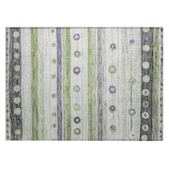 Machine Washable Indoor/Outdoor Chantille Aloe 1'8" x 2'6" Rug