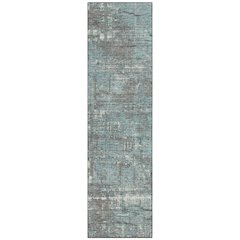 Machine Washable Indoor/Outdoor Chantille Taupe 2'3" x 7'6" Runner Rug