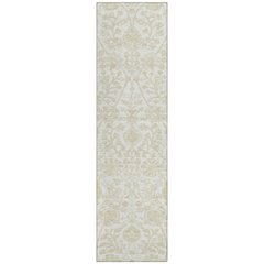 Machine Washable Indoor/Outdoor Chantille Ivory 2'3" x 7'6" Runner Rug