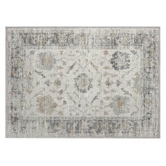 Machine Washable Indoor/Outdoor Chantille Ivory 1'8" x 2'6" Rug