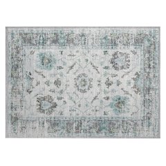 Machine Washable Indoor/Outdoor Chantille Teal 1'8" x 2'6" Rug