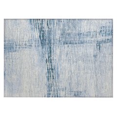 Machine Washable Indoor/Outdoor Chantille Sky 1'8" x 2'6" Rug