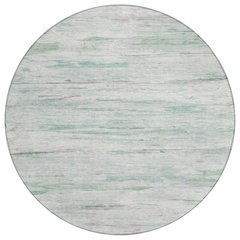 Machine Washable Indoor/Outdoor Chantille Aloe 8' x 8' Round Rug