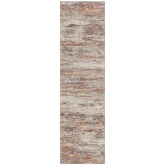 Machine Washable Indoor/Outdoor Chantille Terracotta 2'3" x 7'6" Runner Rug