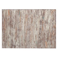 Machine Washable Indoor/Outdoor Chantille Terracotta 1'8" x 2'6" Rug