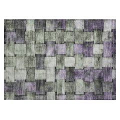Machine Washable Indoor/Outdoor Chantille Sage 1'8" x 2'6" Rug