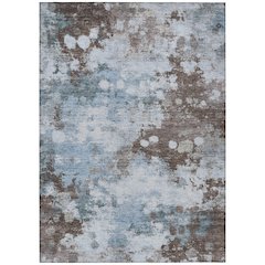 Machine Washable Indoor/Outdoor Chantille Sky 2'6" x 3'10" Rug