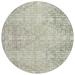 Machine Washable Indoor/Outdoor Chantille Fern 8' x 8' Round Rug