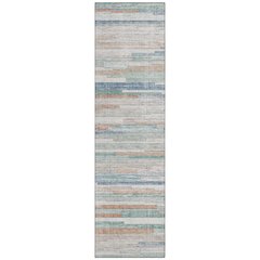 Machine Washable Indoor/Outdoor Chantille Linen 2'3" x 7'6" Runner Rug