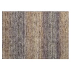 Machine Washable Indoor/Outdoor Chantille Eggplant 1'8" x 2'6" Rug