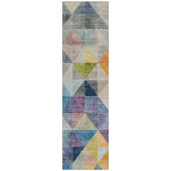 Machine Washable Indoor/Outdoor Chantille Putty 2'3" x 7'6" Runner Rug