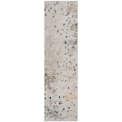 Machine Washable Indoor/Outdoor Chantille Ivory 2'3" x 7'6" Runner Rug