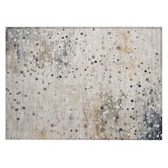 Machine Washable Indoor/Outdoor Chantille Ivory 1'8" x 2'6" Rug