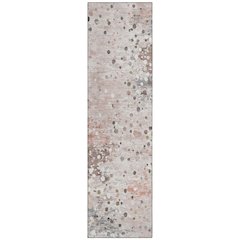 Machine Washable Indoor/Outdoor Chantille Salmon 2'3" x 7'6" Runner Rug