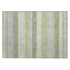 Machine Washable Indoor/Outdoor Chantille Aloe 1'8" x 2'6" Rug