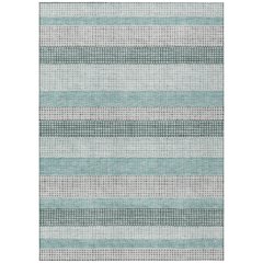 Machine Washable Indoor/Outdoor Chantille Teal 2'6" x 3'10" Rug