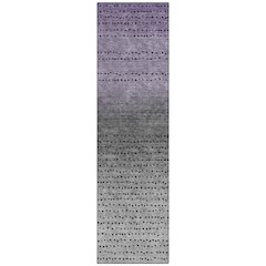 Machine Washable Indoor/Outdoor Chantille Purple 2'3" x 7'6" Runner Rug