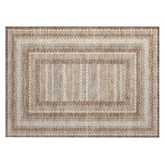 Machine Washable Indoor/Outdoor Chantille Chocolate 1'8" x 2'6" Rug