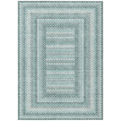 Machine Washable Indoor/Outdoor Chantille Teal 2'6" x 3'10" Rug