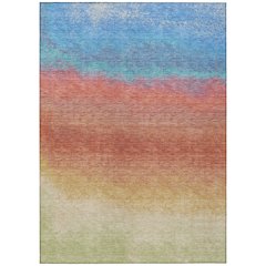 Machine Washable Indoor/Outdoor Chantille Coral 2'6" x 3'10" Rug