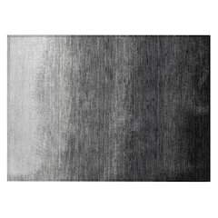 Machine Washable Indoor/Outdoor Chantille Gray 1'8" x 2'6" Rug