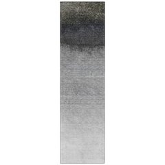 Machine Washable Indoor/Outdoor Chantille Silver 2'3" x 7'6" Runner Rug