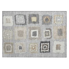 Machine Washable Indoor/Outdoor Chantille Gray 1'8" x 2'6" Rug