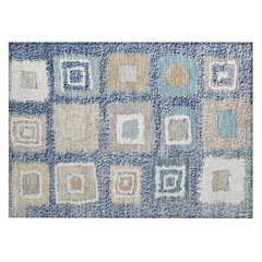 Machine Washable Indoor/Outdoor Chantille Navy 1'8" x 2'6" Rug