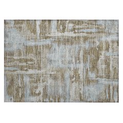 Machine Washable Indoor/Outdoor Chantille ACN2015 Brown 1'8" x 2'6" Rug