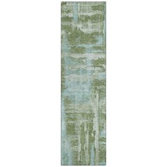 Machine Washable Indoor/Outdoor Chantille ACN2015 Cactus 2'3" x 7'6" Runner Rug