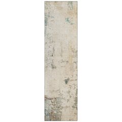 Machine Washable Indoor/Outdoor Chantille ACN2022 Ivory 2'3" x 7'6" Runner Rug