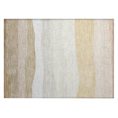 Machine Washable Indoor/Outdoor Chantille ACN2023 Wheat 1'8" x 2'6" Rug