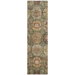 Machine Washable Indoor/Outdoor Chantille ACN2024 Aloe 2'3" x 7'6" Runner Rug