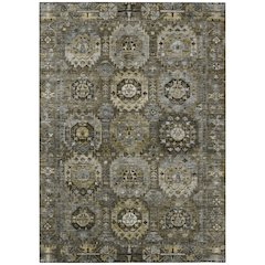Machine Washable Indoor/Outdoor Chantille ACN2024 Mocha 2'6" x 3'10" Rug