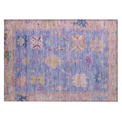 Machine Washable Indoor/Outdoor Chantille ACN2025 Purple 1'8" x 2'6" Rug
