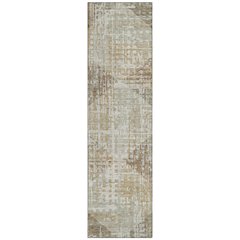 Machine Washable Indoor/Outdoor Chantille ACN2026 Aloe 2'3" x 7'6" Runner Rug