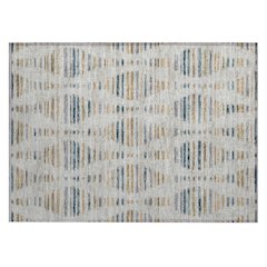 Machine Washable Indoor/Outdoor Chantille ACN2027 Linen 1'8" x 2'6" Rug