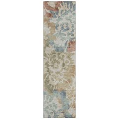 Machine Washable Indoor/Outdoor Chantille ACN2028 Paprika 2'3" x 7'6" Runner Rug