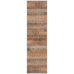 Machine Washable Indoor/Outdoor Chantille ACN2029 Copper 2'3" x 7'6" Runner Rug