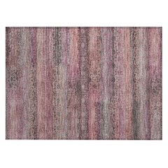 Machine Washable Indoor/Outdoor Chantille ACN2029 Pink 1'8" x 2'6" Rug