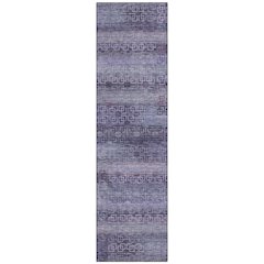 Machine Washable Indoor/Outdoor Chantille ACN2029 Plum 2'3" x 7'6" Runner Rug