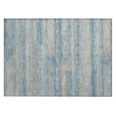 Machine Washable Indoor/Outdoor Chantille ACN2029 Teal 1'8" x 2'6" Rug