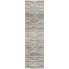 Machine Washable Indoor/Outdoor Chantille ACN2030 Beige 2'3" x 7'6" Runner Rug