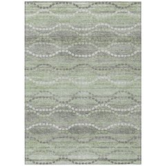 Machine Washable Indoor/Outdoor Chantille ACN2030 Green 2'6" x 3'10" Rug